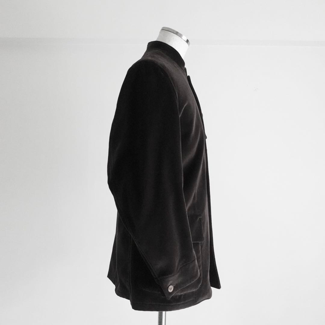 【極美品】H.S. Equipment コットンベロア　マオカラージャケット