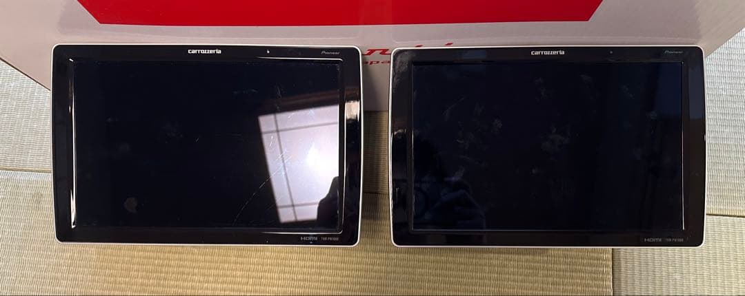 カロッツェリア　TVM-PW1000 10.1V型モニター2台セット