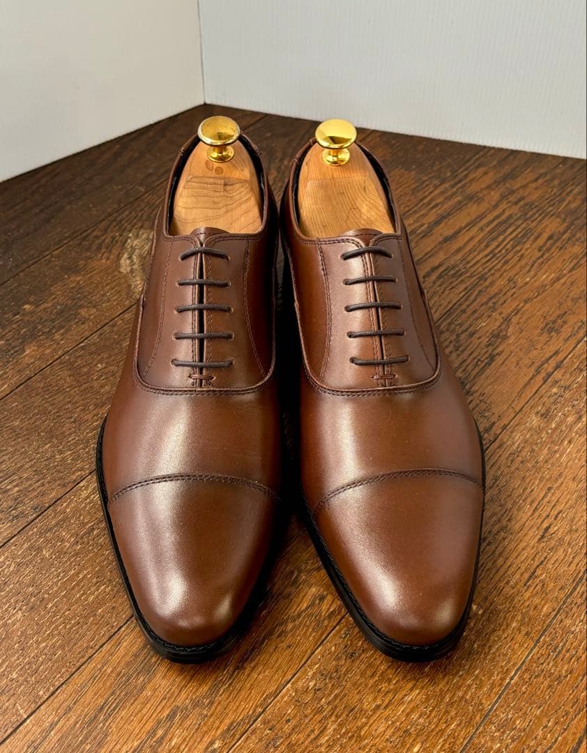 【REGAL】美品！ リーガル V104 内羽式ストレートチップ 24.5cm