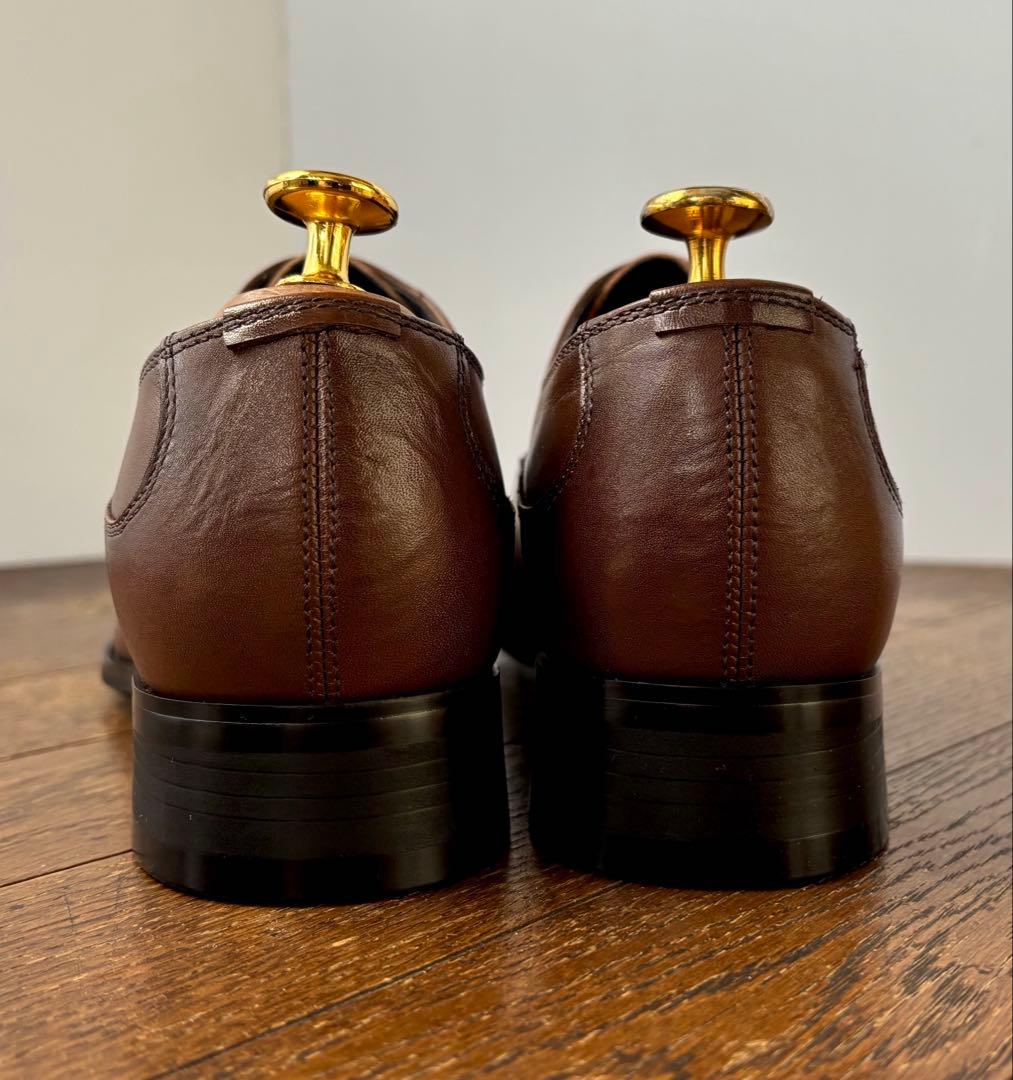 【REGAL】美品！ リーガル V104 内羽式ストレートチップ 24.5cm