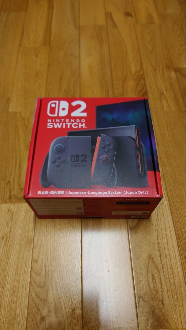 Nintendo Switch 2 日本語設定 黒/赤
