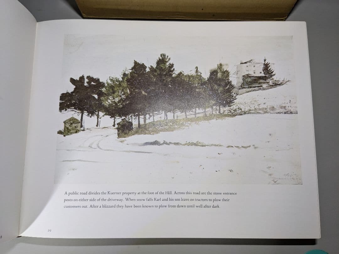 ワイエス画集　カーナー農場　リブロポート【中古ー非常によい】