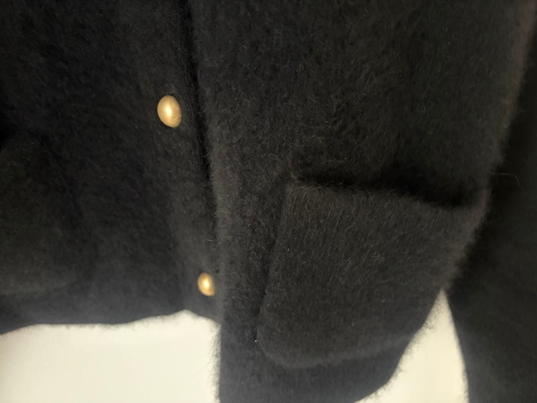 美品♡ラブティックボンボン♡ハイクオリティヘアリーウールニットジャケット