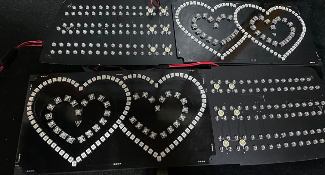 jza70 70スープラ ハートテールランプ　LED