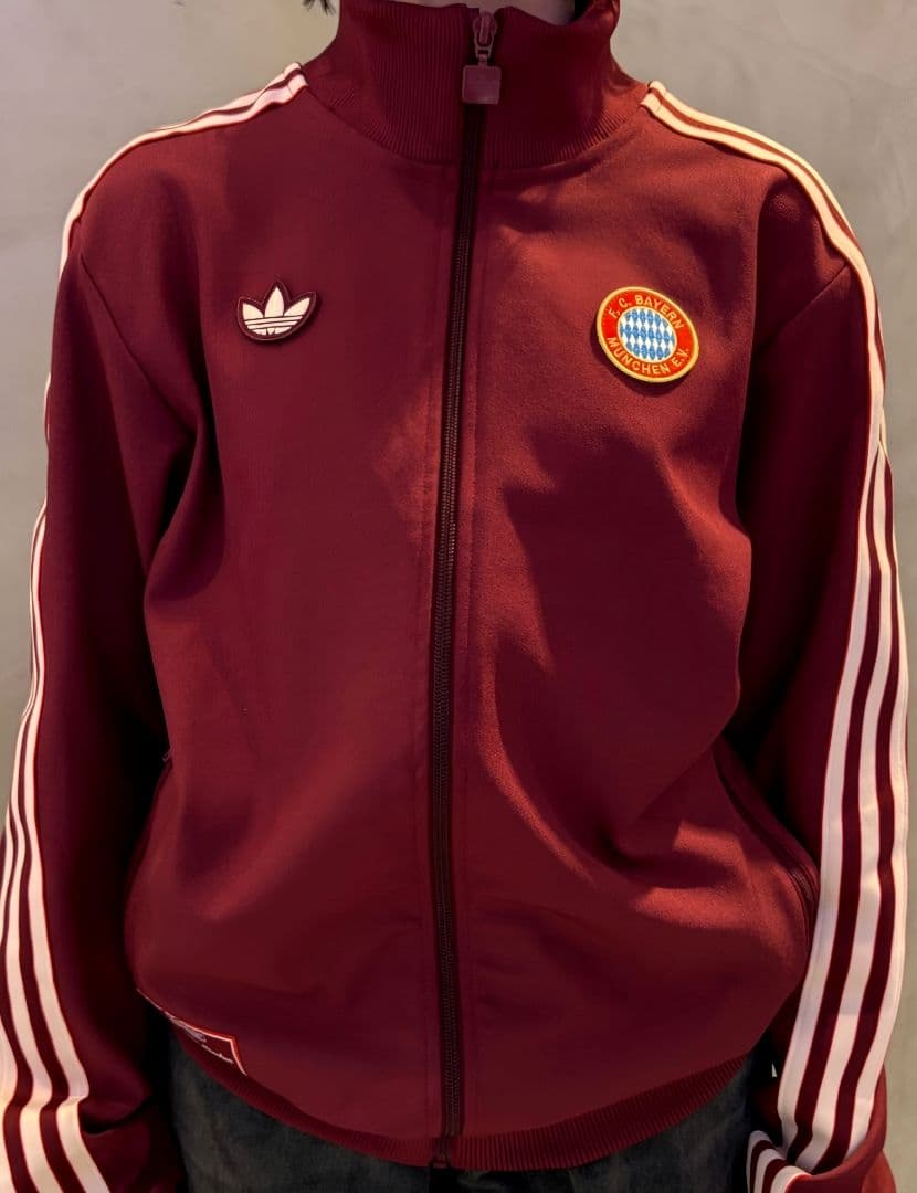 赤★XL★FCバイエルンテラスアイコントラックジャケット★ジャージ★男女
