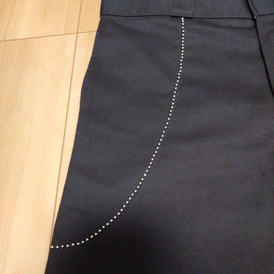 キムタク同型同色 HTC×Dickies 874 ボールチェーン スタッズパンツ