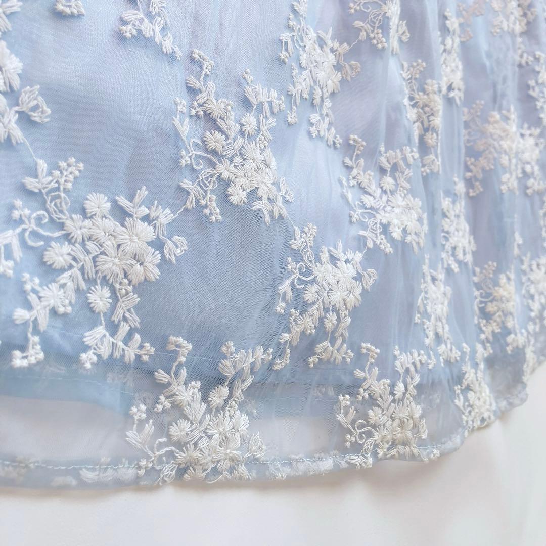 anyFAM 水色×ホワイト セレモニー 入学 卒園 発表会 フォーマル