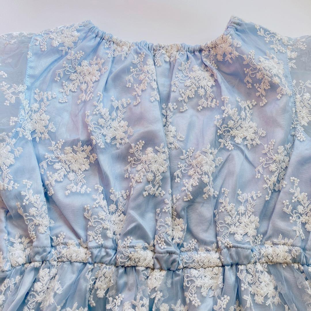 anyFAM 水色×ホワイト セレモニー 入学 卒園 発表会 フォーマル