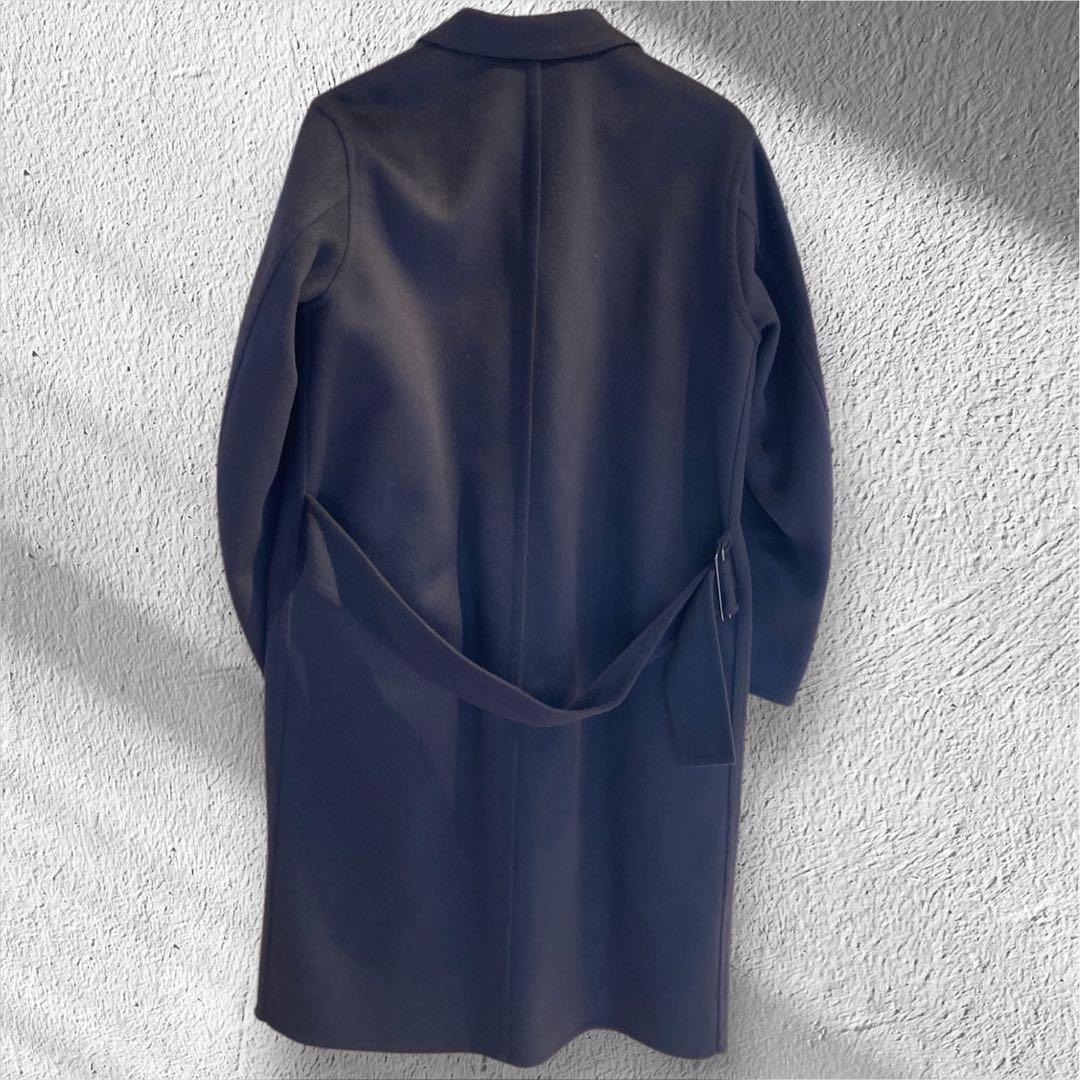 新品未使用タグ付　ユニクロ+J カシミヤブレンドチェスターコート ダークグレー