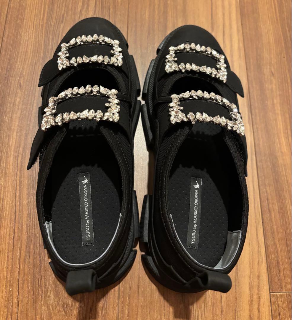 ツルバイマリコオイカワ　ビジュースニーカー　Lala 38