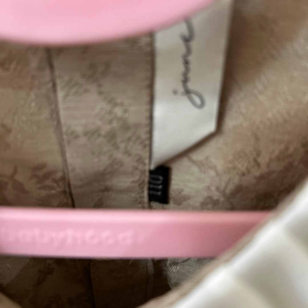 オリオン　ベージュ花柄ワンピースのみ