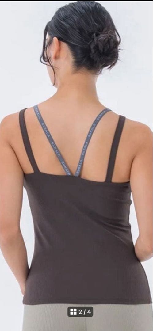 ponta 【新品タグ付未開封】新商品LAVA ヨガトップ エスプレッソ