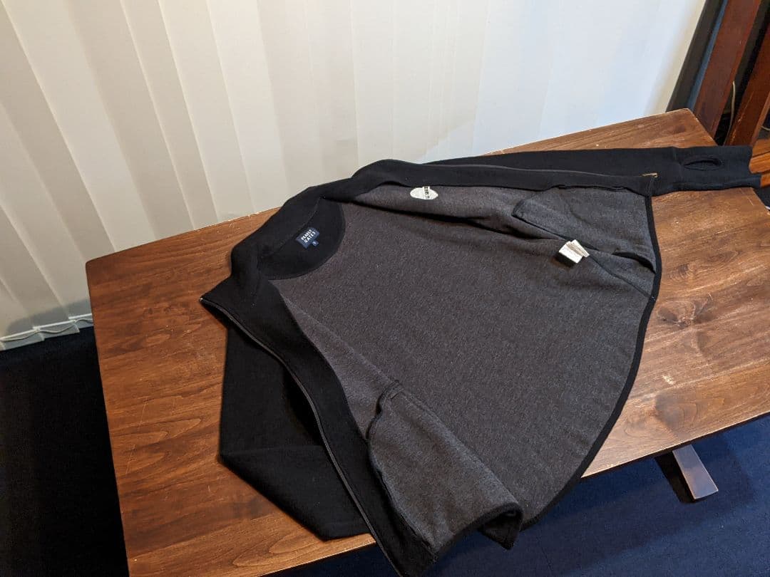 パーリーゲイツ　ニット　フルジップ　ジャケット　ウール　ゴルフ　ブルゾン　黒