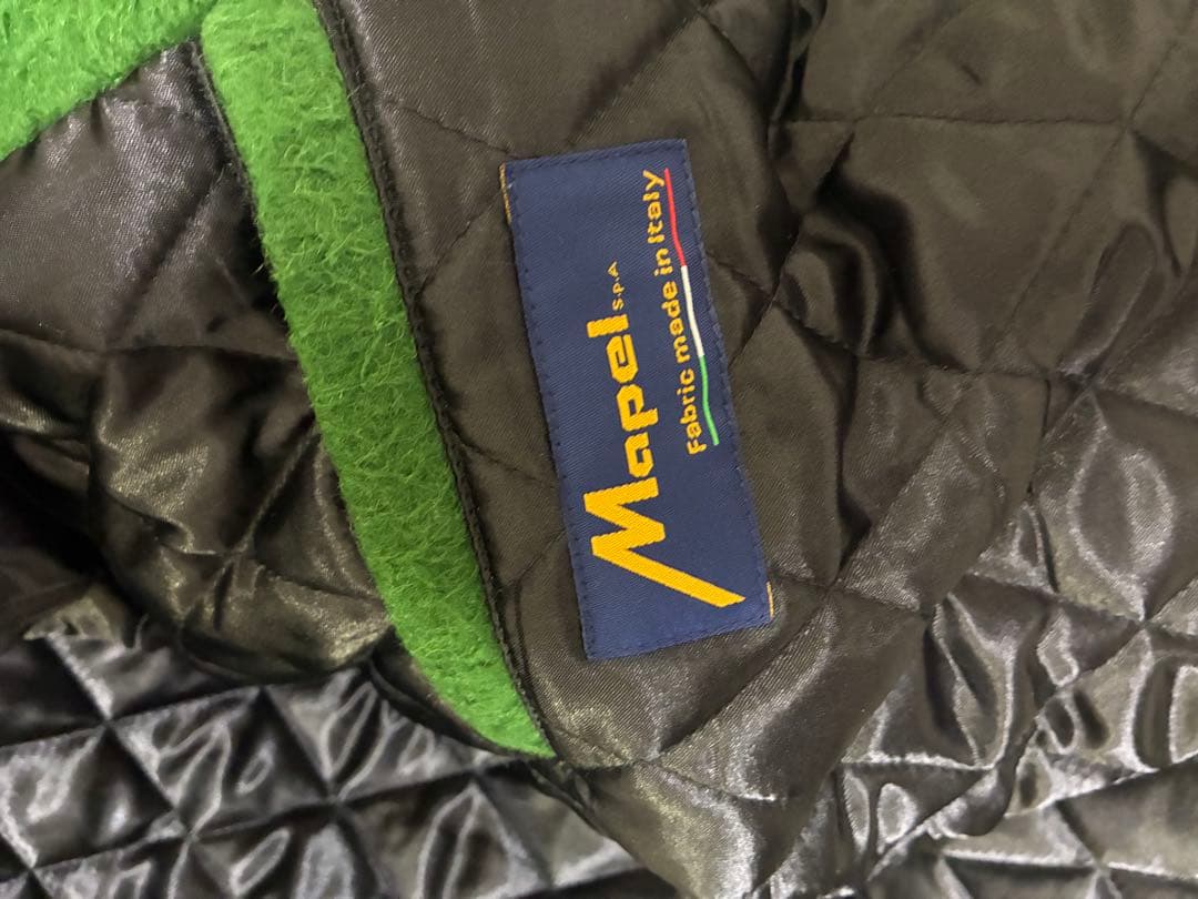 Stussy グリーン スタジャン　ジャケット