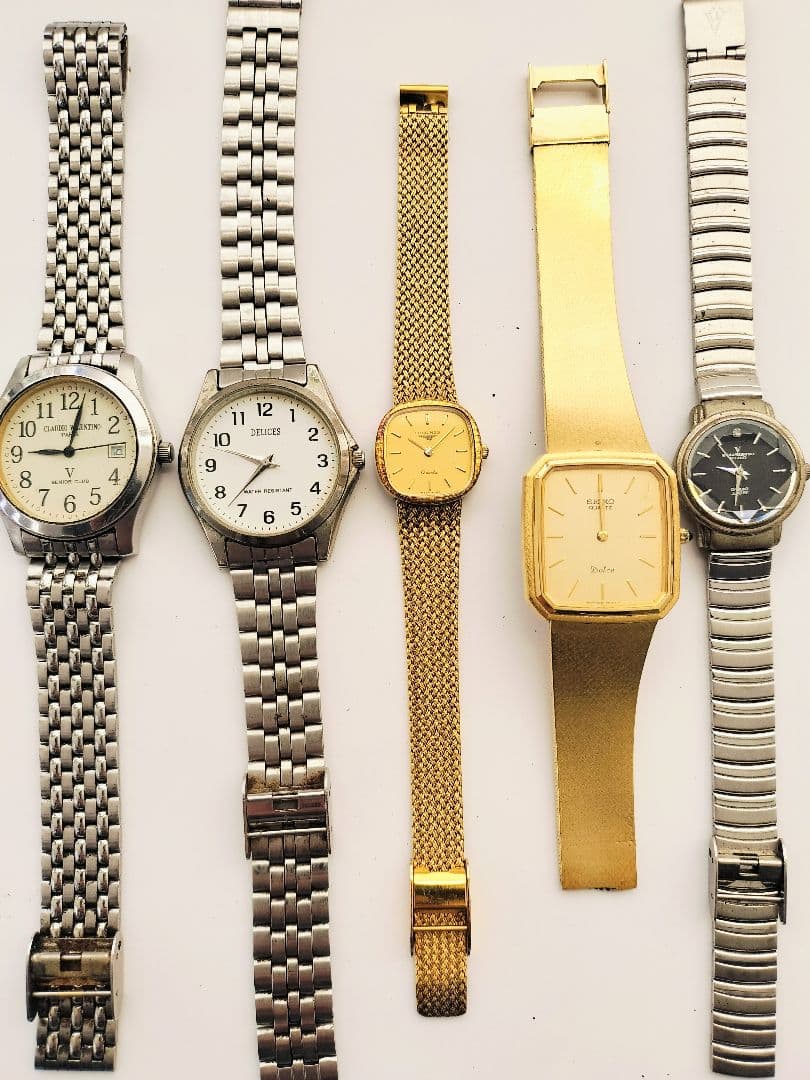 ジャンク時計50本セット オメガ/ロンジン/ティソ/ドルチェ/シチズン等まとめて