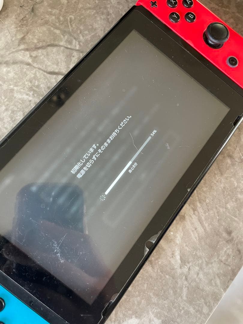 【ジャンク品】Nintendo Switch 付属品完備・ 初期化済