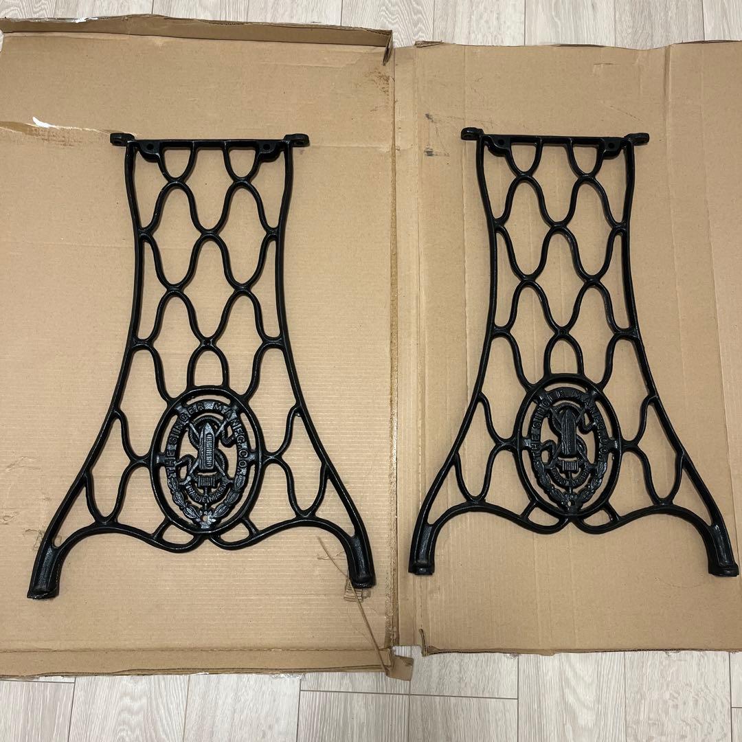 鋳鉄製テーブル脚 2個セットDIYテーブル