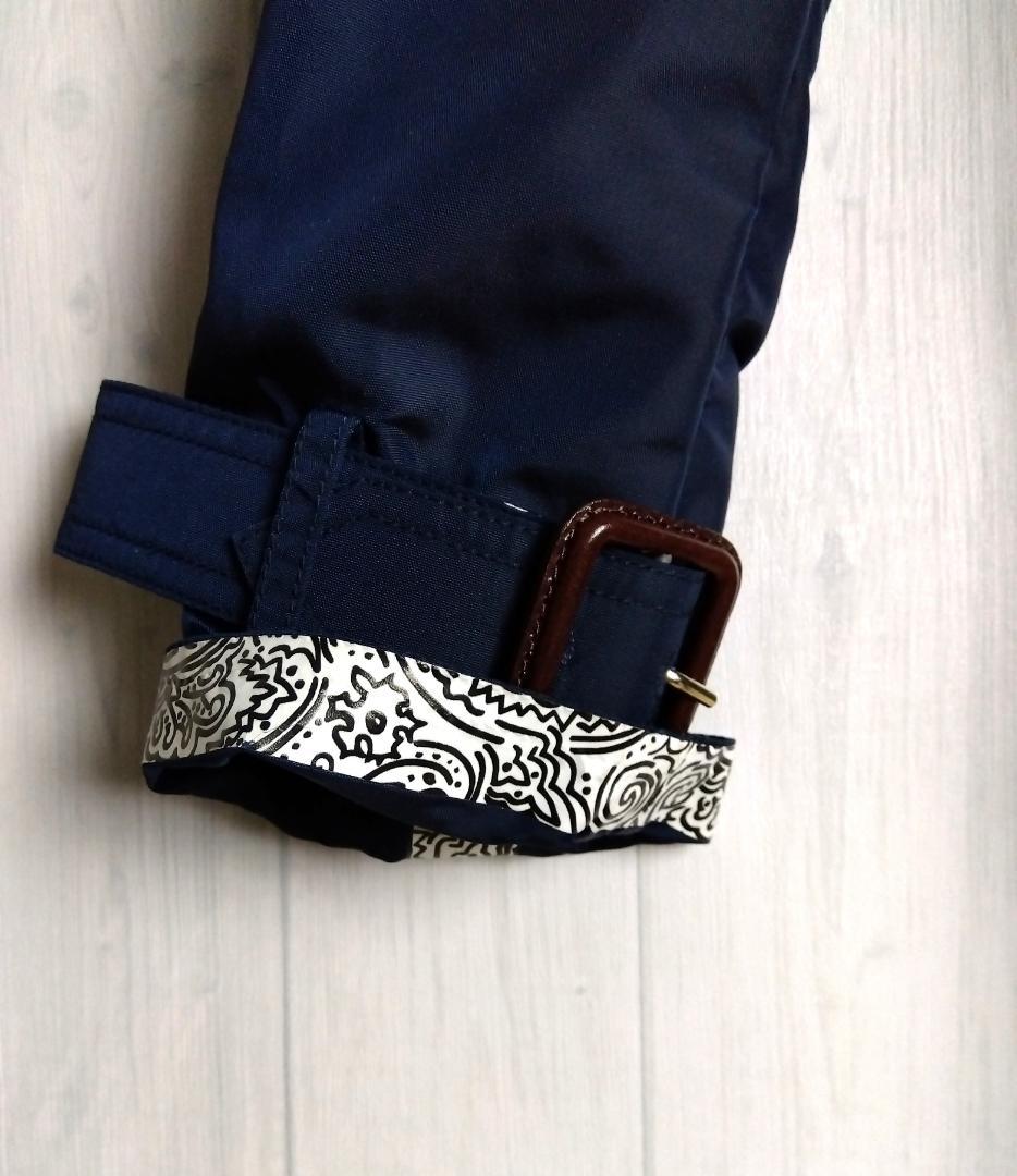 【希少デザイン】エトロ　チェスターコート　ネイビー