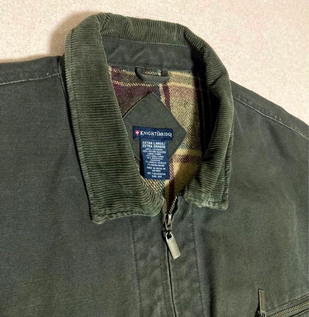 90s KNIGHTSBRIDGE ヘビーオンス ダックジャケット デトロイト