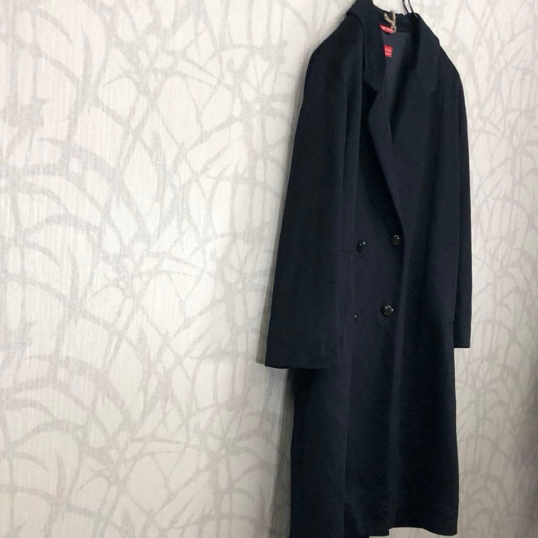 ピアチェンツァ PIACENZA カシミヤ ロングコート ブラック　R