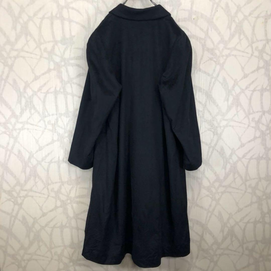 ピアチェンツァ PIACENZA カシミヤ ロングコート ブラック　R