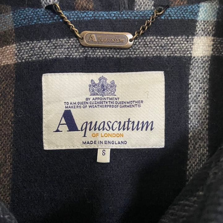 アクアスキュータム Aquascutum ダッフルコート イギリス製
