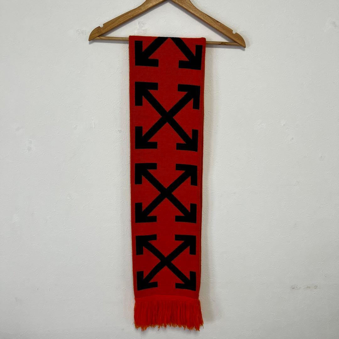Off-White マフラー ストール 大判 ダイアログ ヴァージルアブロー