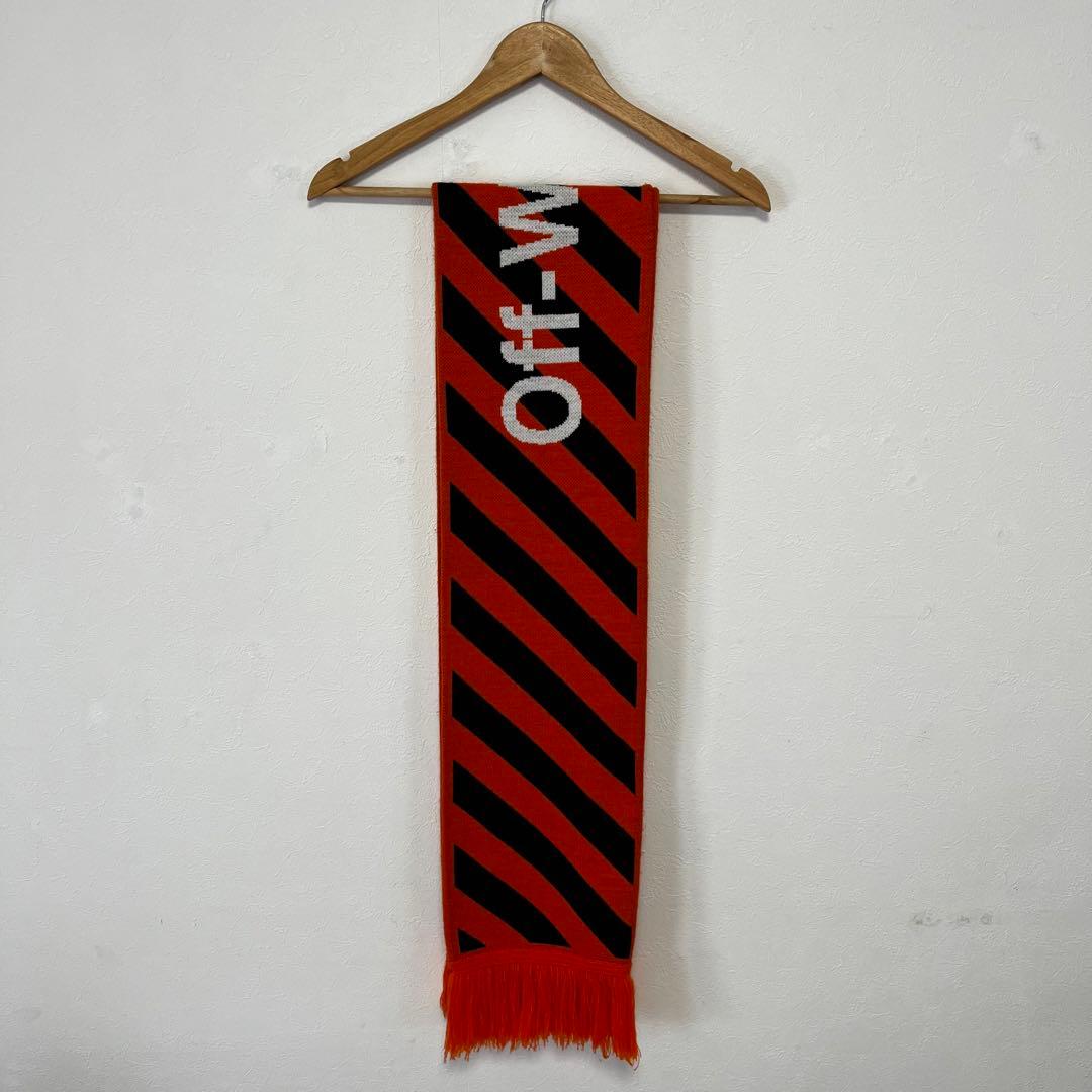 Off-White マフラー ストール 大判 ダイアログ ヴァージルアブロー