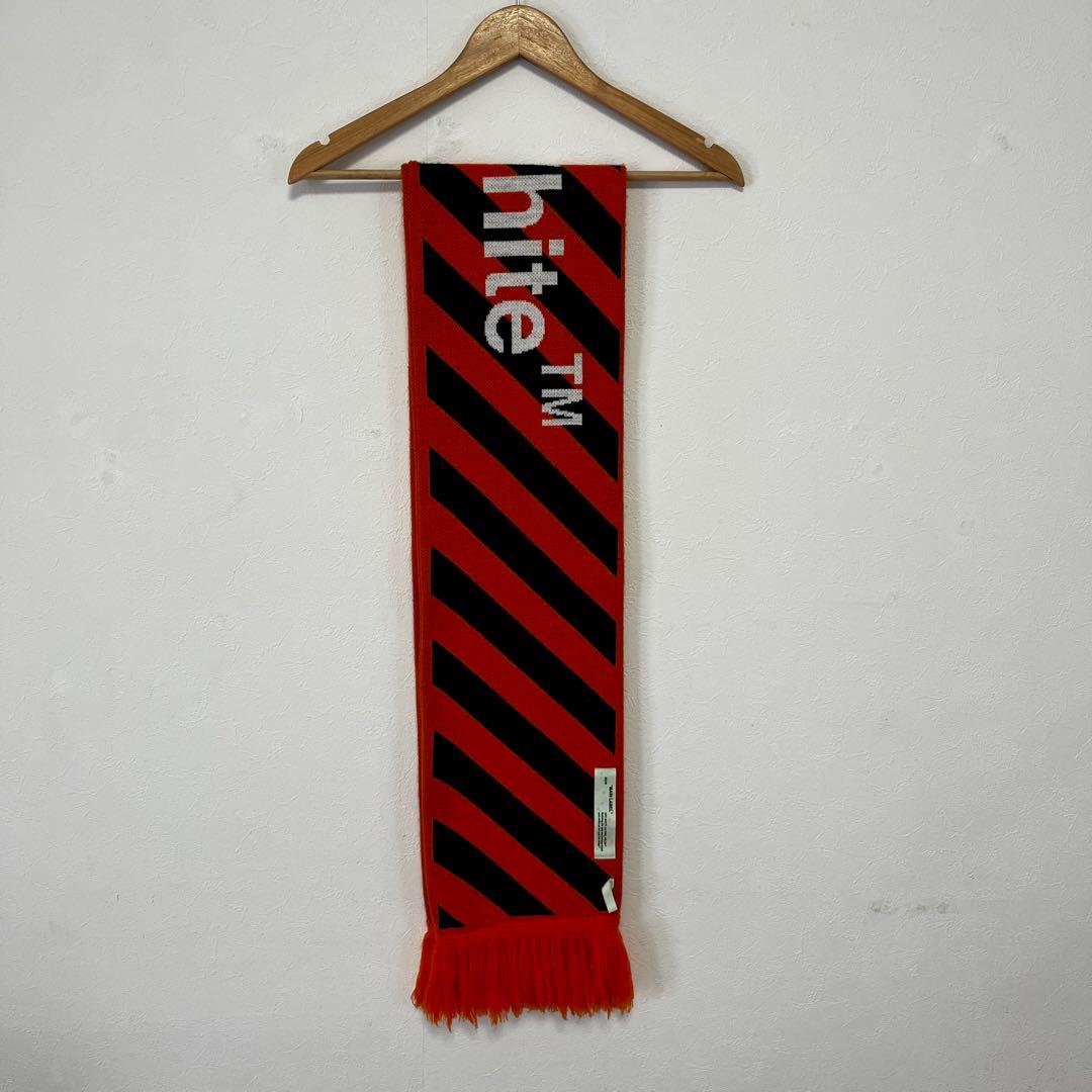 Off-White マフラー ストール 大判 ダイアログ ヴァージルアブロー