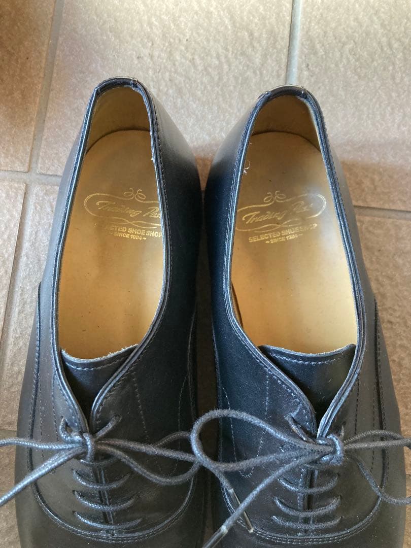 トレーディングポスト　ストレートチップ　黒　7