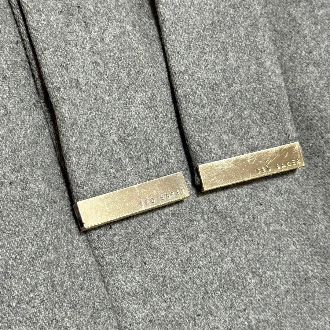 美品 テッドベイカー ショールカラー ロングコート 花柄 ルーマニア製