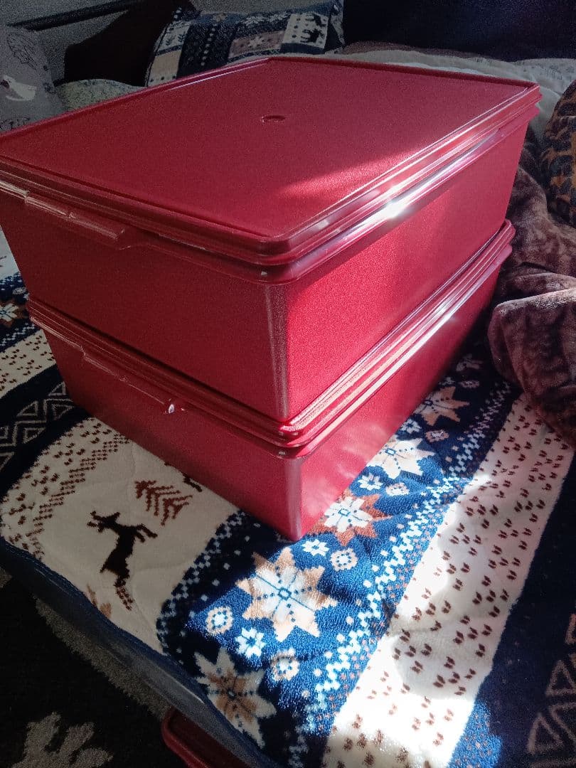 momo‼️タッパーウェア　スーパーケース　特大サイズ　3個セット