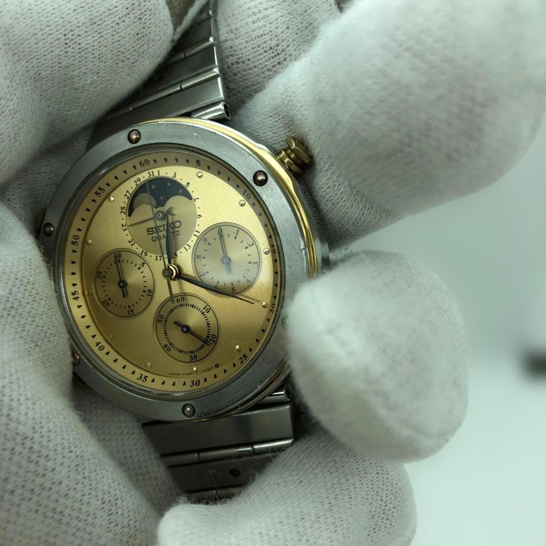 SEIKO　セイコー　7A48-7010　クオーツ　クロノグラフ　稼働品