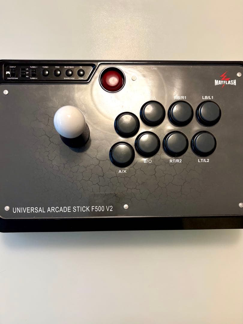 Mayflash アケコン F500 V2　三和電子パーツ変更済