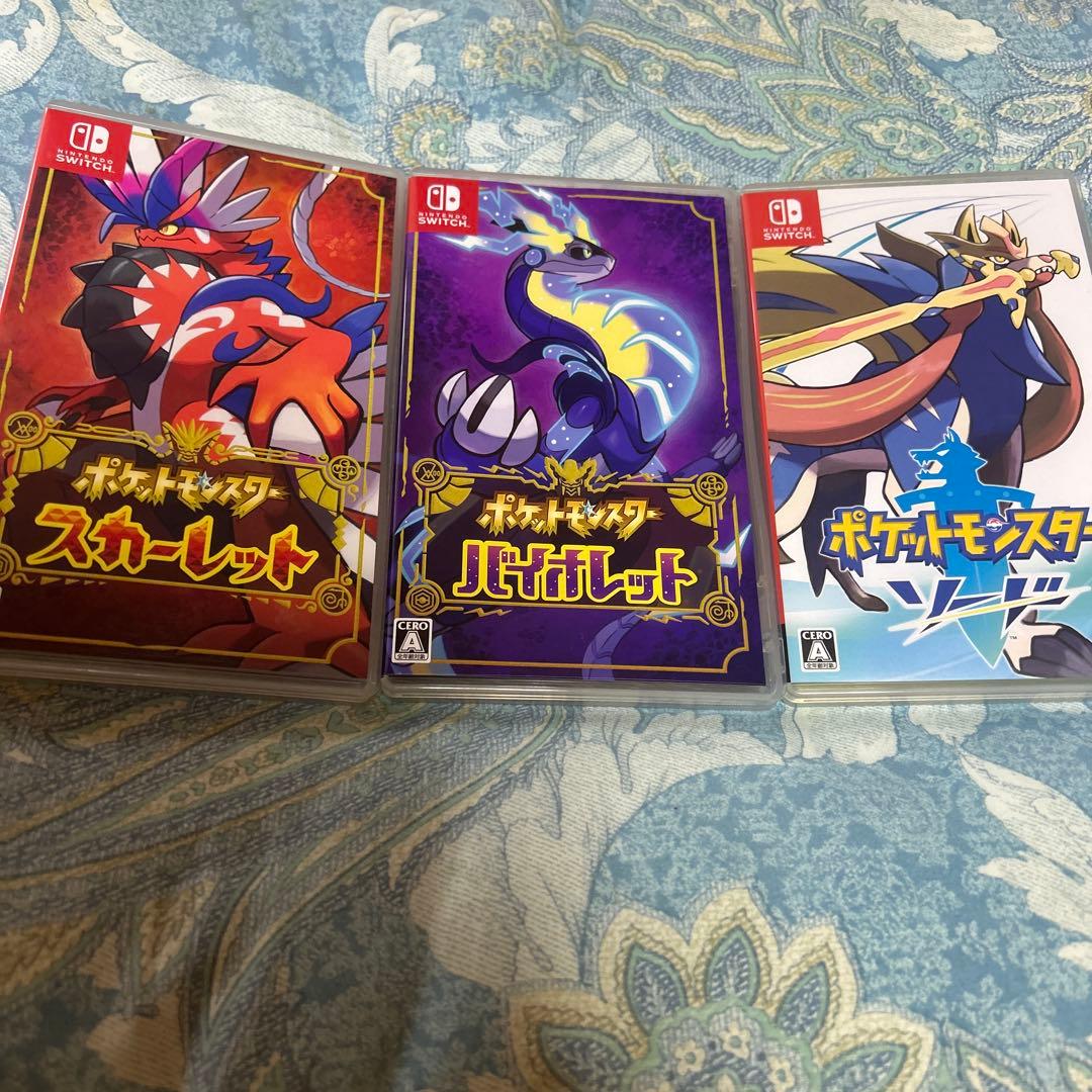 Nintendo Switch ポケットモンスター3本売りバラ売り、値下げ不可