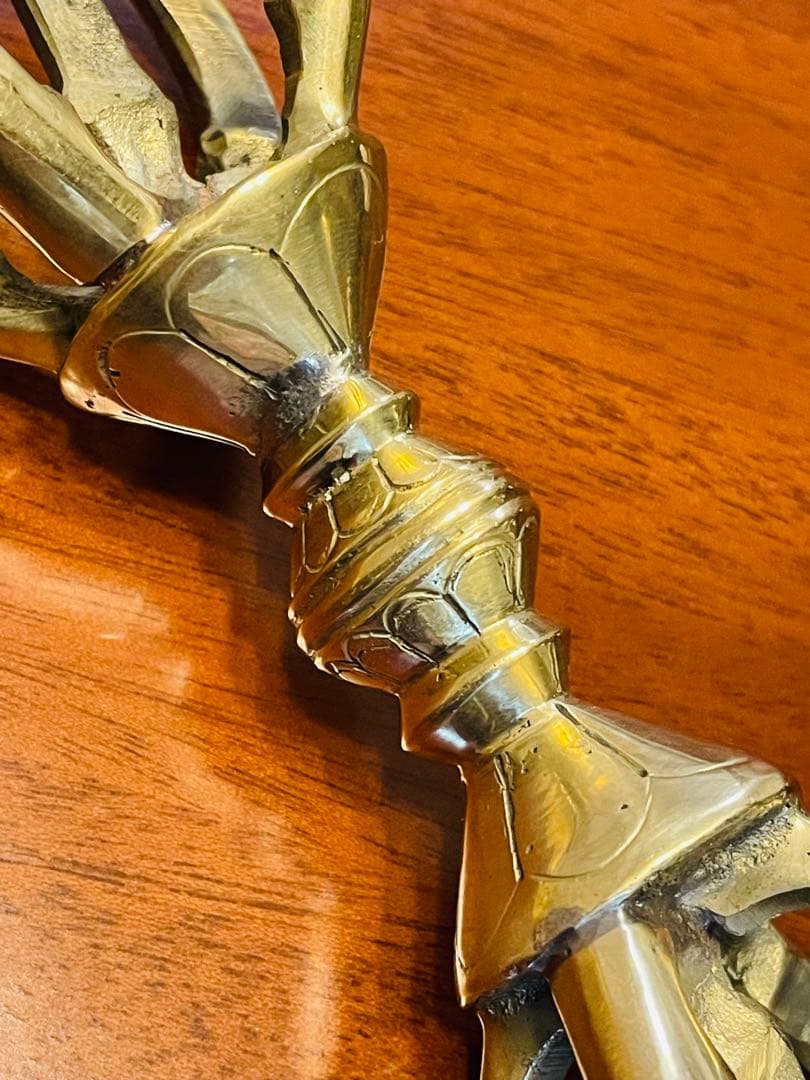 日本式 新品 未使用 送料無料 五鈷杵　バジュラ　ドルジェ　密教法具 16㎝