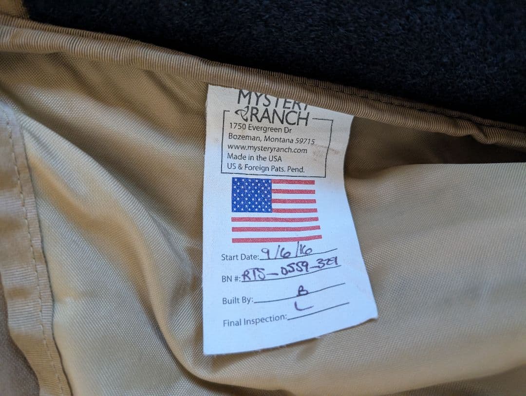 MYSTERY RANCH ラッツ