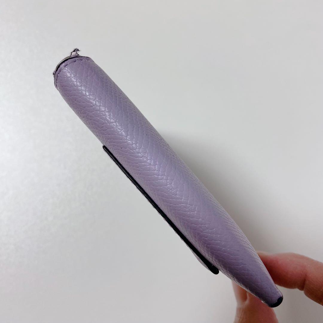 【未使用品】COACHコーチ★カードケース★ケース★Cロゴ★紫パープル