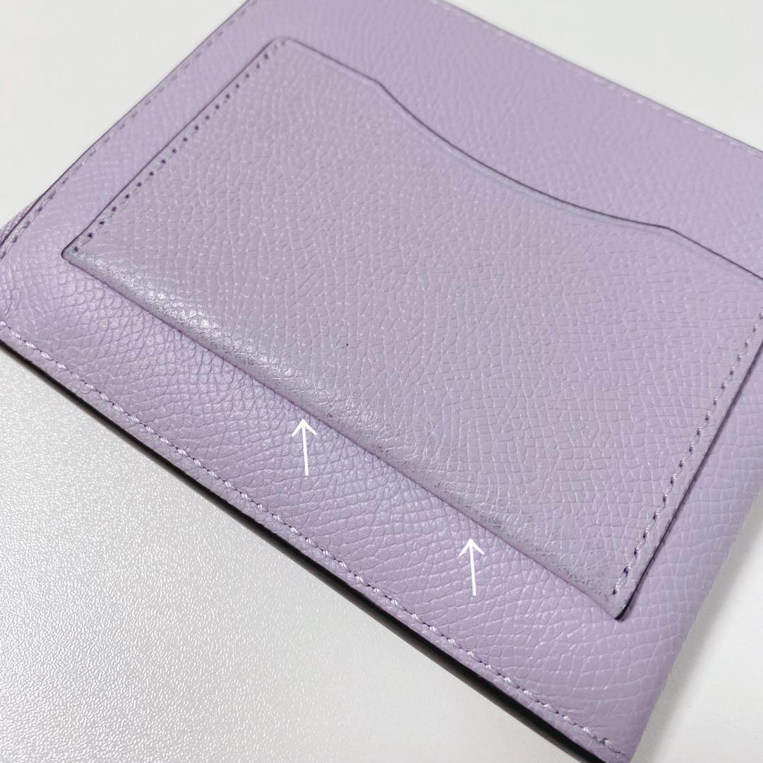 【未使用品】COACHコーチ★カードケース★ケース★Cロゴ★紫パープル