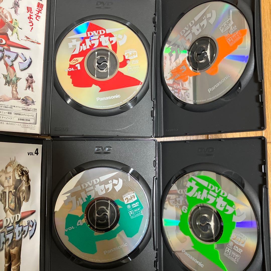 ウルトラセブン 第1,3,4,6,7,9,10巻 7巻セット DVD