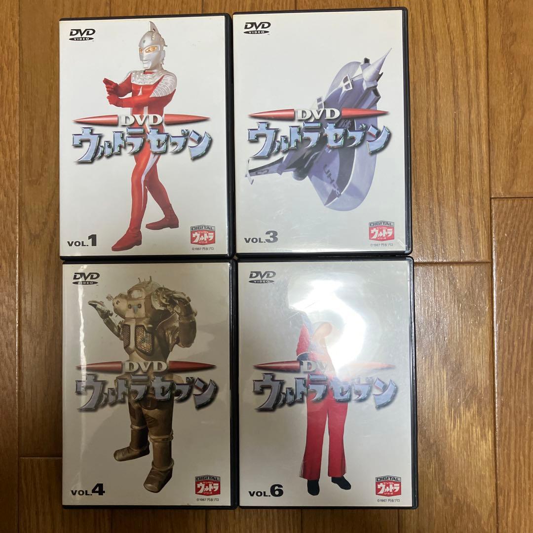 ウルトラセブン 第1,3,4,6,7,9,10巻 7巻セット DVD