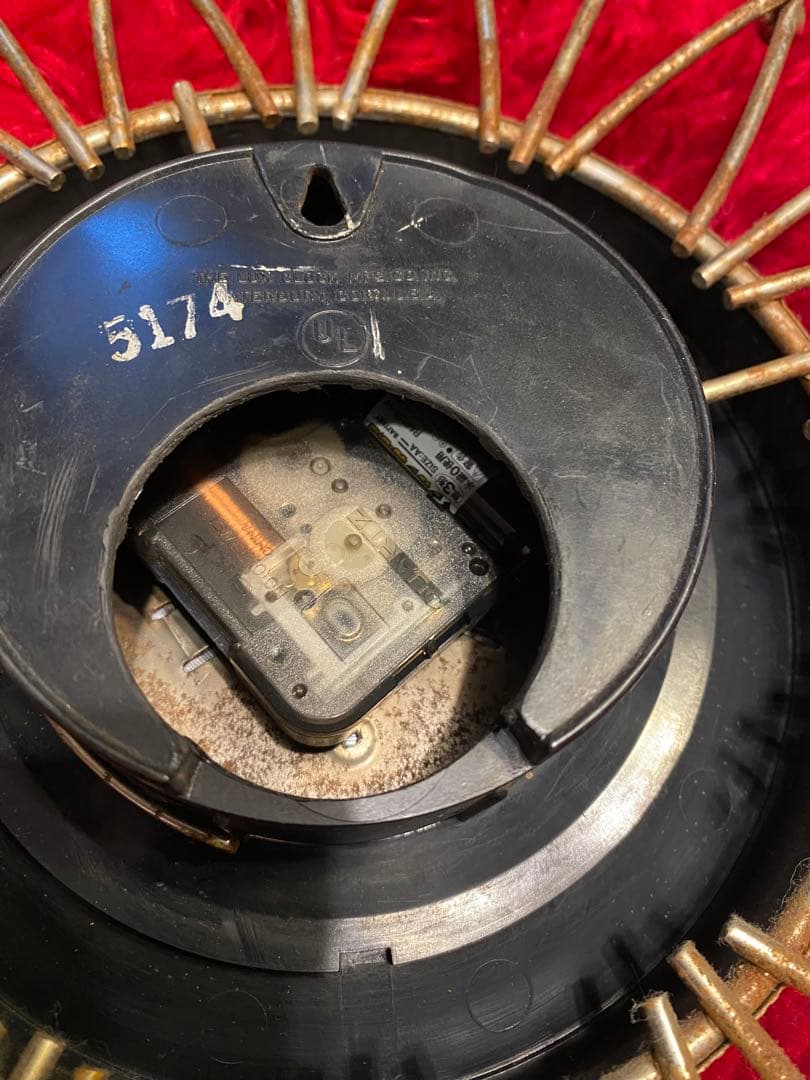 '50s '60s ビンテージ　壁掛け時計　フィフティーズ　アトミック　家具