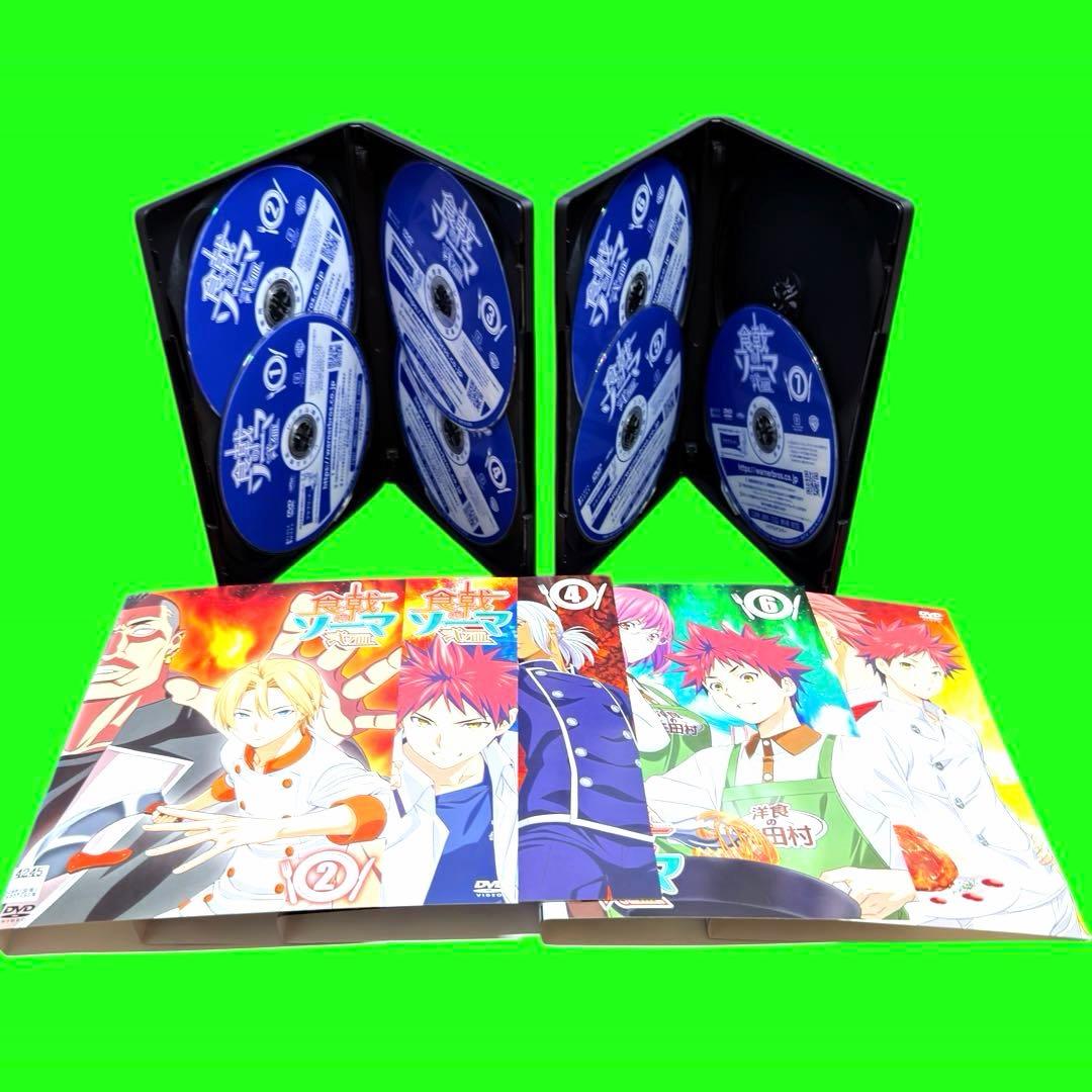 ケース付　食戟のソーマ DVD 1.2.3.4.5期 全巻44巻セット
