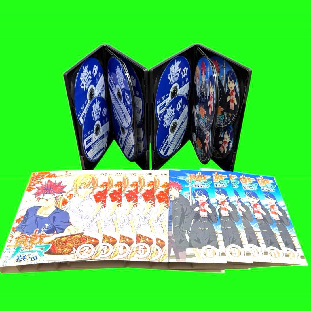ケース付　食戟のソーマ DVD 1.2.3.4.5期 全巻44巻セット