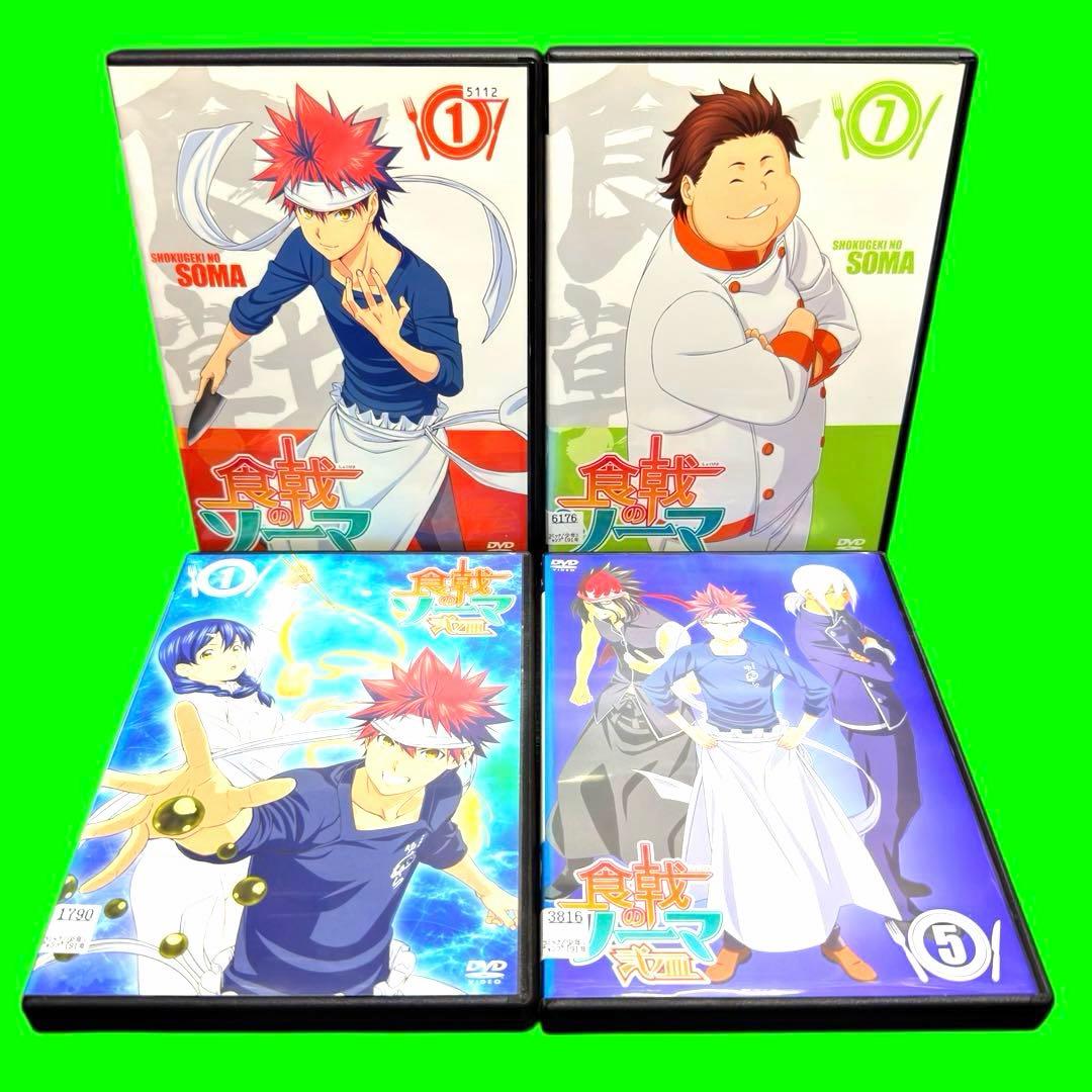 ケース付　食戟のソーマ DVD 1.2.3.4.5期 全巻44巻セット