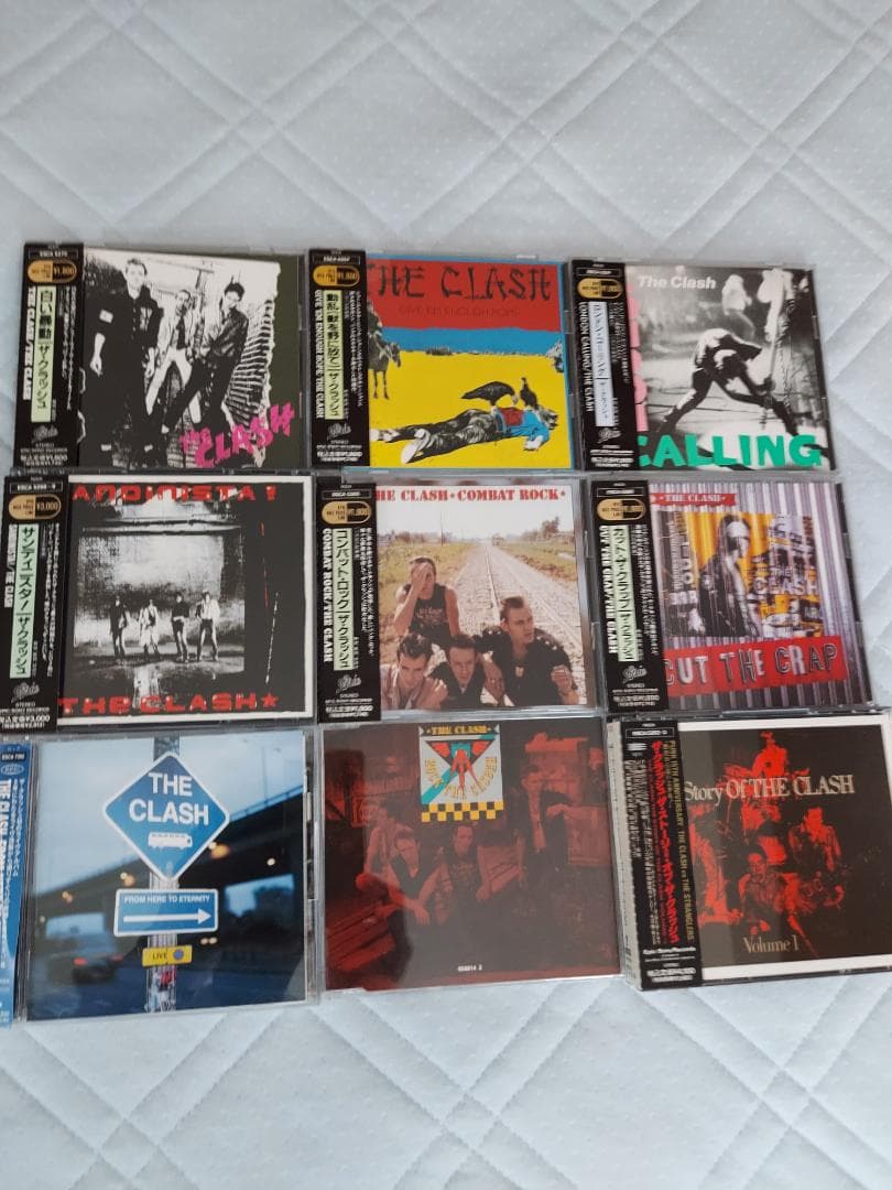 ザ・クラッシュCD９枚セット+ジョーストラマーおまけ