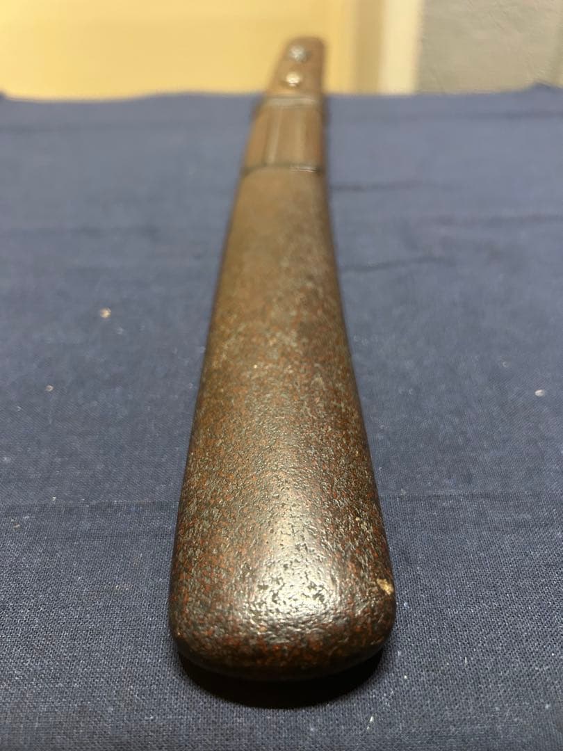 【木製刀身】装飾短刀 木製刃付き 切羽 目貫 目釘 斬鉄剣