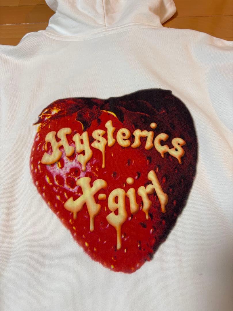 X-girl × HYSTERIC GLAMOUR スカルベリー パーカー