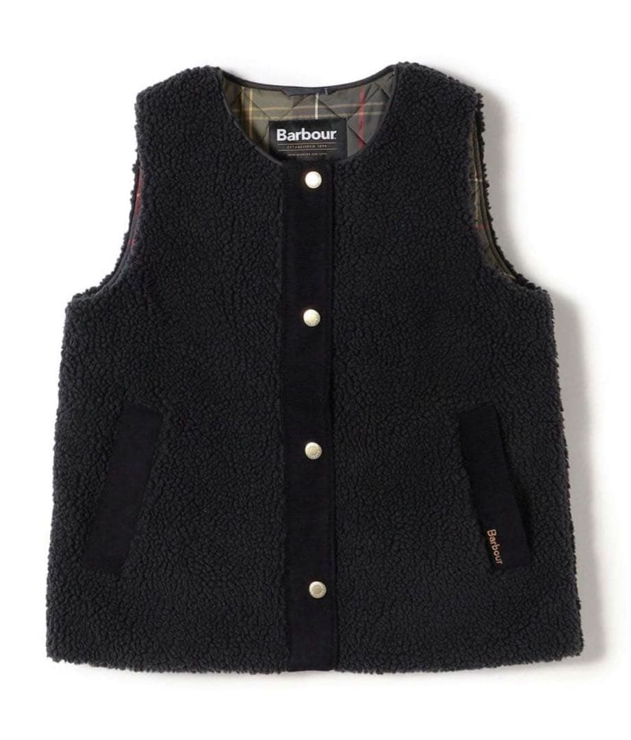 もん様　Barbour DULSIE LINER ボアベスト
