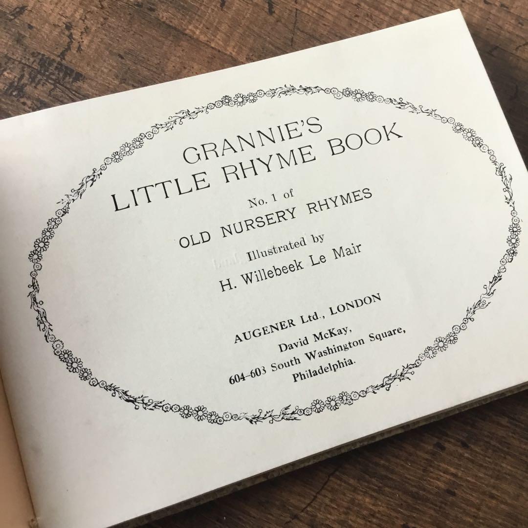 洋書　古い絵本　イギリス　1巻